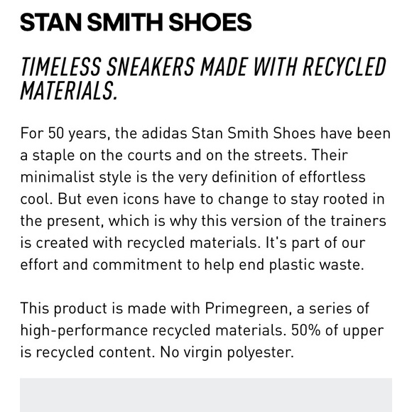 Adidas Stan smith size 9 - Picture 5 of 6